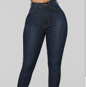 Classic high waist skinny jeans